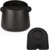 Knock Box Large Capacity Design, Espresso Knock Box Tamping Mat, Set of 2 with Removable Knock Bar
