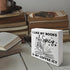 coimiao Book Lover Desk Decor, Reader Librarian Bookworm Bookish Decoration for Home Bedroom Office Bookshelf Wooden