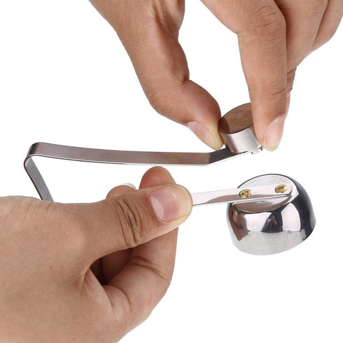 Fdit Egg Topper Cutter - Stainless Steel Eggshell Opener for Soft or Hard Boiled Eggs