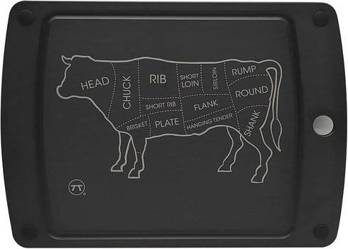 Outset Cow Grill Cutting Board, 10.8” x 14.5” x 0.2”