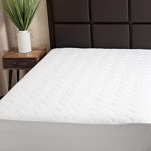 Twin XL Waterproof Mattress Pad Protector, Hypoallergenic Cover for College Dorms, Hospitals, and Residential Areas