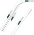 GFDesign Big Drinking Straws, Reusable 12 Inches Extra Long, 9mm Extra Wide, Set of 4 with 2 Cleaning Brushes