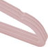 50 11" Casafield Velvet Baby Hangers - Size for Infant & Toddler Clothes - Light Pink