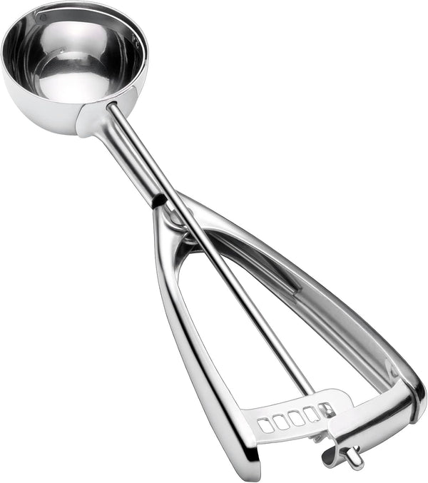Medium Cookie Scoop for Baking - 2.8 Tablespoons/42 ml/1.4 oz Ball Cookie Dough Scoop, Spring-Loaded Stainless Steel