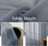 MIULEE 2 Panels Solid Color Sheer Window Curtains - Elegant Voile Panels for Bedroom Living Room (54 X 84 Inches Dark