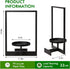 bbteroiu Set 3, Picture Frame Wall Planters of Modern Metal Hanging Shelves for Plants, Rustproof Wall Mount Flower Pot