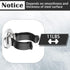 LEIFIDE Magnetic Hook Round Base Magnet Fastener with Steel Clip, Chrome Plate Heavy Duty Magnetic Holder for Indoor