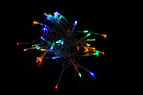 Karlling Battery Operated Christmas Lights, 13 ft, Short Clear Wire String LED Twinkle Fairy Light