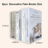 HMMSTR 6 PCS DIY Faux Books for Decoration, Designer Luxury Modern Fake Decorative Books for Shelves Living Room