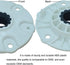 MBF618448 PBT-GF30 Washer Rotor Hub Assembly - Compatible with LG Washing Machine Parts