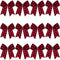 WILLBOND 12 Pieces Buffalo Plaid Bows, Decorative Velvet Bows for Wreaths and Valentine Day Gift Wrap