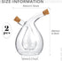 2 2 1 Suclain Pcs Oil and Vinegar Dispenser, in Glass Olive Oil and Vinegar Cruet Dispenser Bottle, Olive Soy Sauce