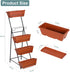 5 YBING Vertical Garden Bed Tier Vertical Raised Garden Planter Standing Herb Garden Planter Tiered Flower Planter
