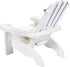 Set of 4 Mini Beach Chair for Bathroom, Nautical Home Decor, Ocean Decorations, Beach Decor (4 in)