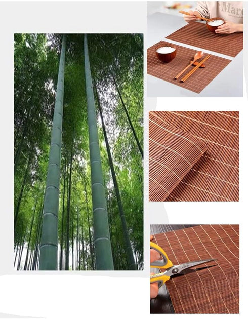 Mysummer 2 Pcs Placemats for Dining Table, Heat Insulation Stain-Resistant for Kitchen