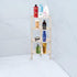 4 13.5X 10 33.5 Inches, 4 Tier Shower Caddies, Organizer Shelf Corner, Plastic Shower Rack Stands for Bathroom, Storage