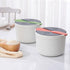 Microwave Rice Cooker 2L, Non-stick Food Grade PP Steamer with Strainer, Full Set with Lid & Spatula for Meal Noodle