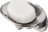 JiePai Suction Cup Soap Dish - Elegant Wall Mounted Soap Holder for Bathroom Kitchen