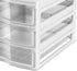 Life Story 3 Drawer Stackable Shelf Organizer, Plastic Storage Drawers for Bathroom, Makeup, or Pantry Organization