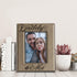 BELLA BUSTA Engraved Picture Frame, Daddy and Me Theme, 5 x 7 Vertical Keepsake for Father's Day