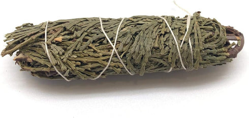 Smudge Kit Spiritual Set - White Sage, Cedar, 7 Chakra Sage, Palo Santo, Sandalwood Candle for Cleansing & Blessing