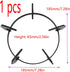 Cast Iron Gas Stove Wok Rack,7.28Inch Wok Support Ring Brackets,Milk Pot Wok Support Holder,Black