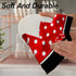 Set 2 18x26 Inch Cartoon Mouse Kitchen Dish Towel of - Bowknot Towels Absorbent Reusable Cotton Cloths for Cleaning