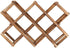 Freestanding Stackable Wine Rack Organizer, Foldable Design for Countertop and Cabinets, Scratch-resistant Protector