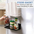 ELESEI 2 Pack Magnetic Spice Rack Refrigerator Side Magnetic Spice Rack Kitchen Magnetic Shelf Magnetic Fridge Shelf