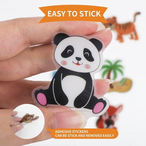 Window Clings Stickers for Kids: Thick Gel Clings for Classroom Home Nursery Airplane Birthday Party Supplies