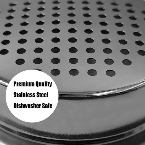 DEVILMAYCARE 2-Pack Stainless Steel Food Can Drainer Strainer, Kitchen Tools for Tuna Can Oil Press and Opener