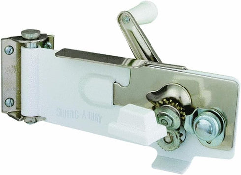 Wall Mount Can Opener with Magnet, 1-Pack, White