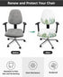 Office Chair Cover, Eucalyptus Leaves Spring Summer Plant Computer Office Chair Covers, Universal Elastic Stretchable Rotating Chair Slipcover, Removable & Washable Chair Protector by Prime Leader