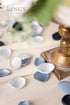 Ling's Moment Rose Petals, Silk Flower Petals for Wedding, Aisle, Centerpiece Décor, Dusty Blue Navy, 200pcs