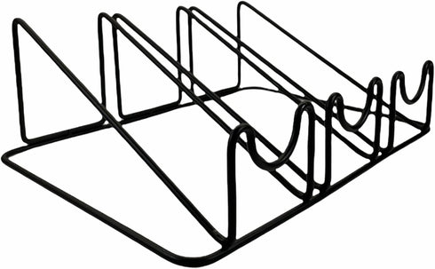 Countertop Wine Rack, 3 Bottle Holder for Wine Storage, Modern Matte Black Metal Wine Rack for Tabletop