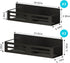 4 Pack Magnetic Spice Rack for Refrigerator Magnetic Fridge Shelf for Kitchen Magnetic Shelves for Fridge Black