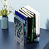 MaxGear Tree Design Book Ends, Heavy Duty Metal Book Stopper for Shelves, Decorative Organizer for Books/DVDs