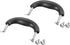 MECCANIXITY Pot Side Handle Replacement for Stainless Steel Pan, Black Silver Tone, Pack of 2