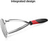 Joyoldelf Heavy Duty Potato Masher, Stainless Steel Kitchen Tool with Non-slip Handle for Beans, Vegetables & Fruits