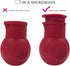 Webake Silicone Chocolate Melting Pot - Microwave Melt and Pour Candy Butter Warmer, Set of 2