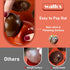 Large 6-Cavity Semi Sphere Silicone Mold, Baking Molds for Chocolate, Cake, Jelly, Dome Mousse (2 Packs)