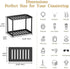 DwellDeal 2 Counter Countertop Tier Bathroom Organizer, Rectangular Vanity Organizer Shelf, Skincare and Makeup Storage