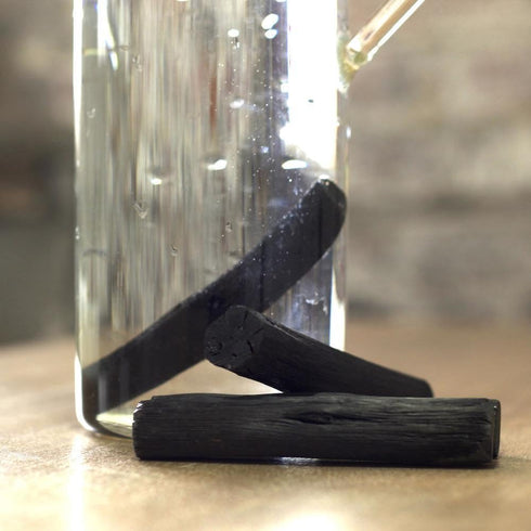 Kishu Binchotan Charcoal - Water Purifying Sticks for Great-Tasting Water, 4 Sticks for Personal-Sized Bottles