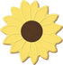 COOKIECUTTER.COM Large Sunflower Cookie Cutter 4.5 Inch – Tin Plated Steel Cookie Mold