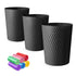 LLNTOU Small Trash Can 3 Pack 1.8 Gallons, Bathroom Trash Can & Garbage