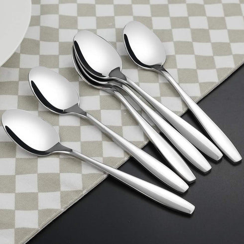 Ggbin 12 Pieces Stainless Steel Tea Spoon - 5.9 Inches for Home or Coffee House