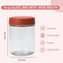 16 oz 6 Pack Artcochan Overnight Oats Containers with Lids Glass Jars Glass Mason Jars with Airtight Lids, Perfect