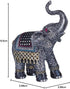 George S. Chen Imports SS-G-88051 Black Thai Elephant Collectible Figurine Statue, Trunk Raised