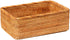 Handmade Rectangle Wicker Fruit Box - Rattan Tray Magazine Organizer and Small Objects Container