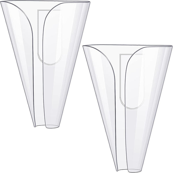 CHENGU 2 Pcs Plastic Soap Holder Drainage Wall Mounted Soap Saver Tray Self